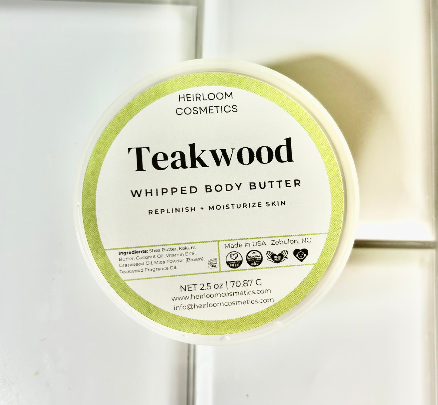 Teakwood body butter