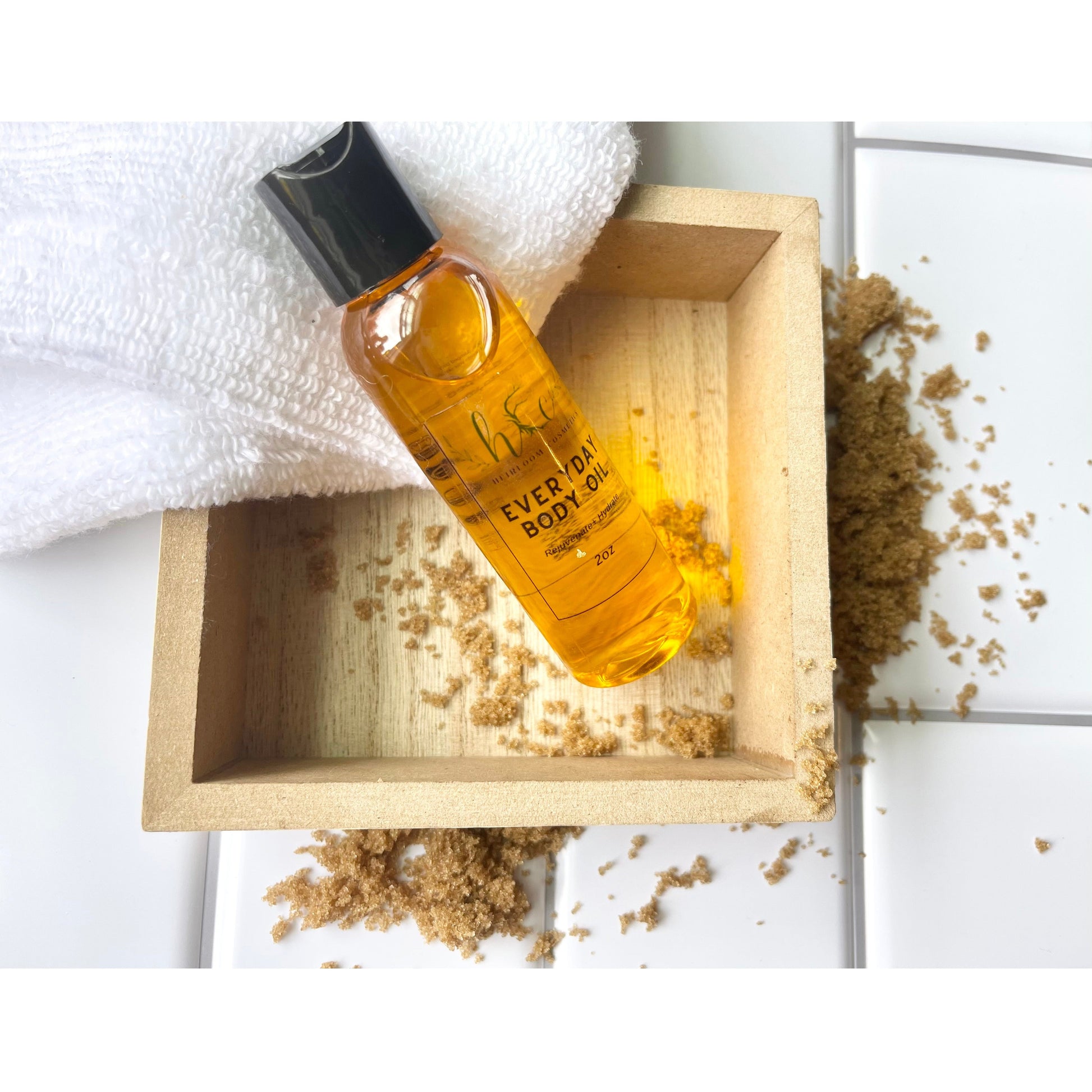 Brown Sugar and Syrup Lightly scented body oil. Every Day use